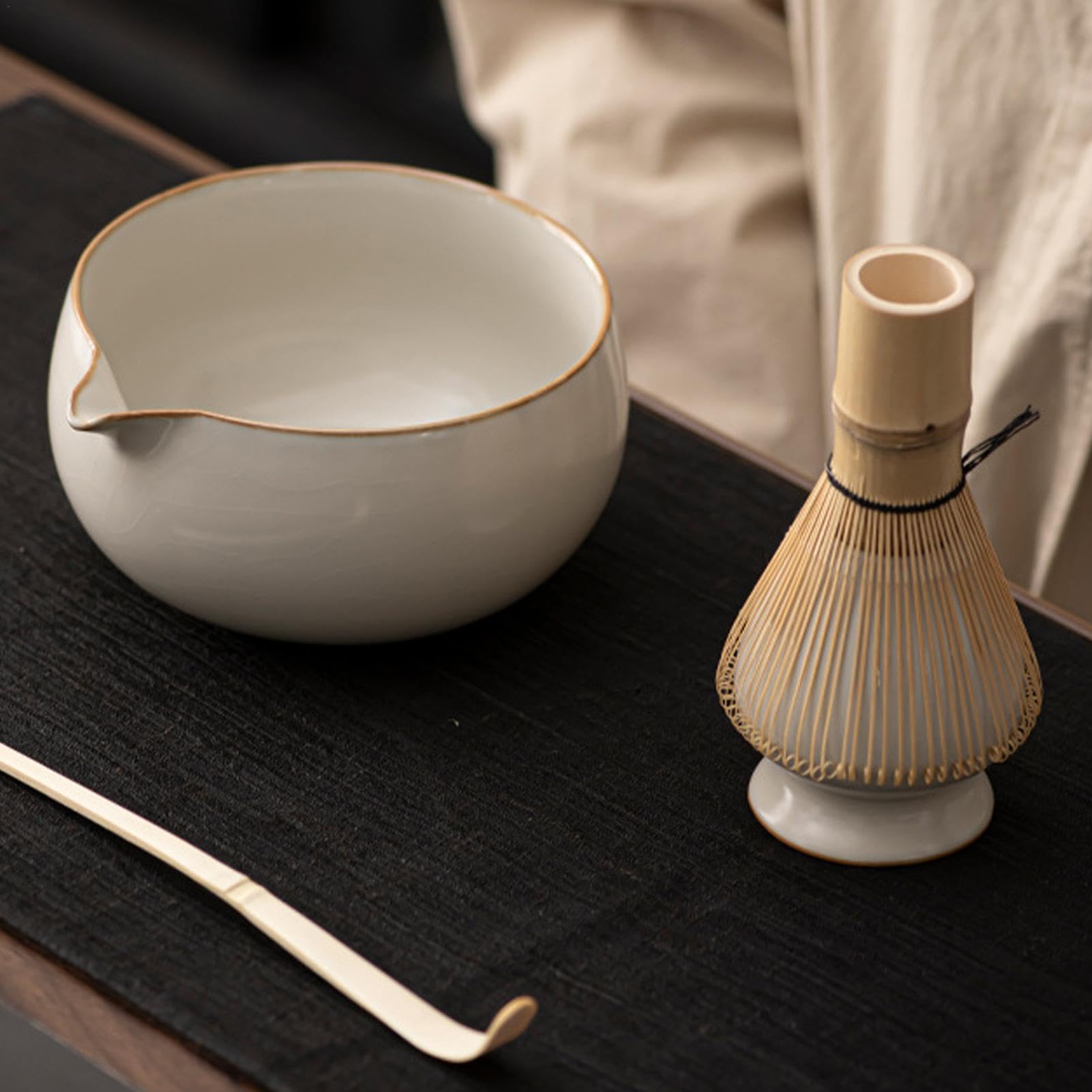 茶道具抹茶碗セット（4つ） Amazon｜茶道具 お抹茶4点セット 製抹茶 抹茶茶碗 茶筅 茶筅くせ